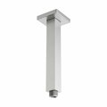 Kibi Cube 8 Ceiling Mounted Shower Arm - Brushed Nickel SA0802BN